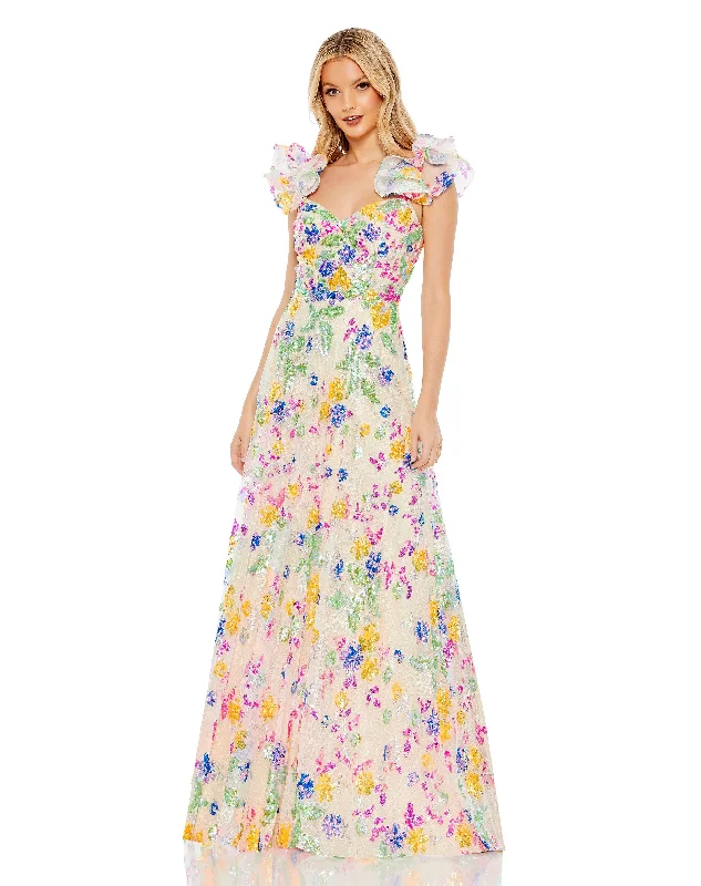 New Deals Mac Duggal 68068 Long Formal Prom Gown