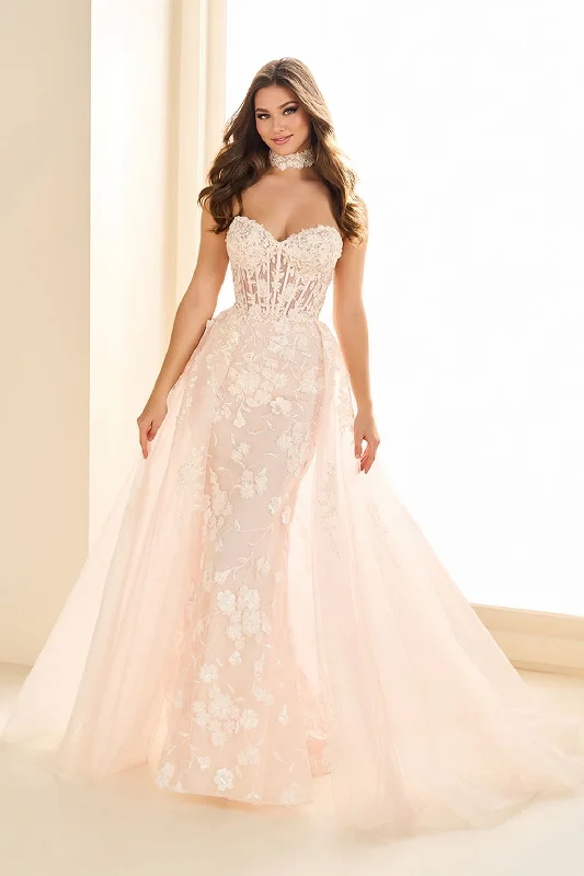 Discount Mania Ellie Wilde EW36028 Sequin Mermaid Long Formal Glitter Prom Dress