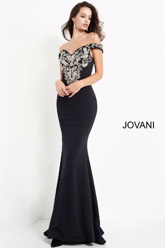 Don’t Miss Out Jovani 02576 Long Beaded Formal Prom Dress