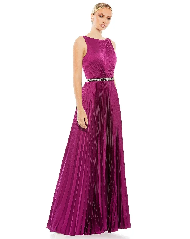 Limited Time Offer Mac Duggal 26610 Long Sleeveless Formal Beaded Gown