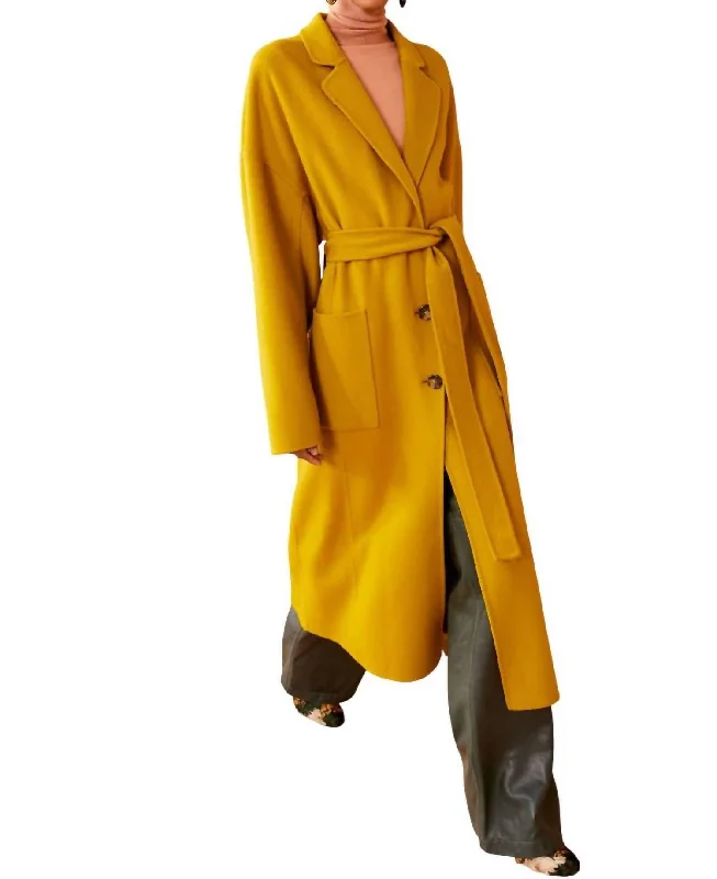 Big Discounts Harlow Coat In Turmeric