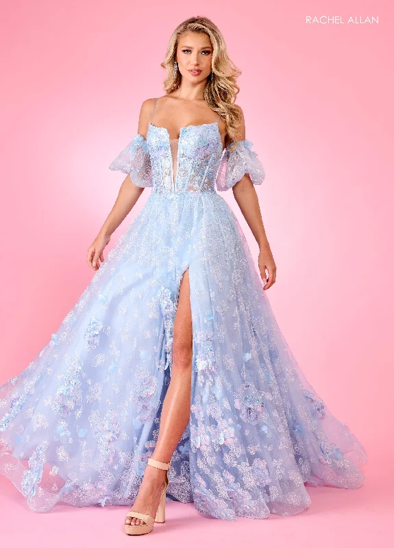 Must-Have Deals Rachel Allan 70557 Prom Long Appliques Formal Dress