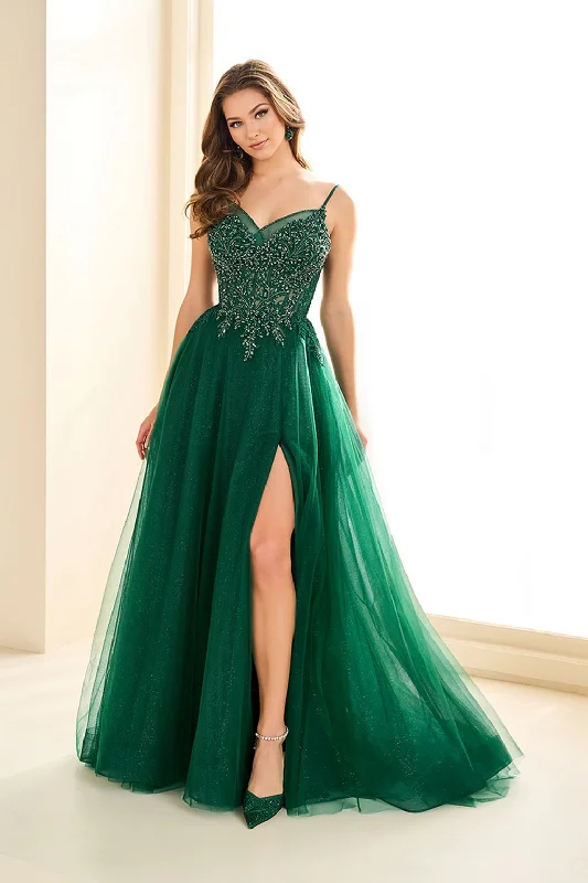 Today’s Special Ellie Wilde EW36066 Long Glitter A Line Formal Prom Dress
