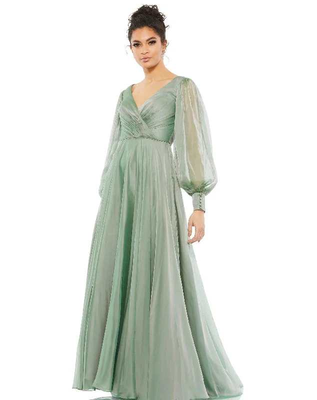 Closeout Mac Duggal Long Mother of the Bride Dress Sale