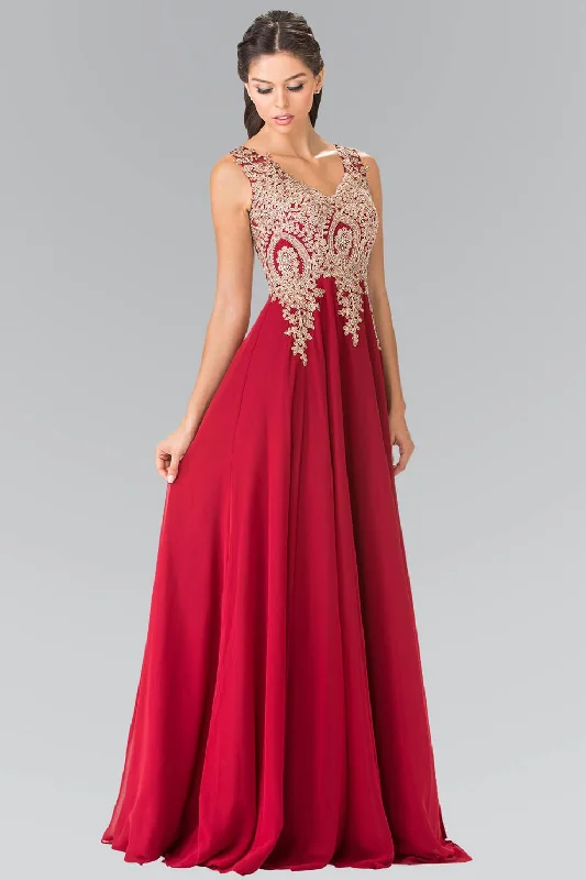 Exclusive Savings Embroidered Chiffon Long Prom Dress Formal Sale