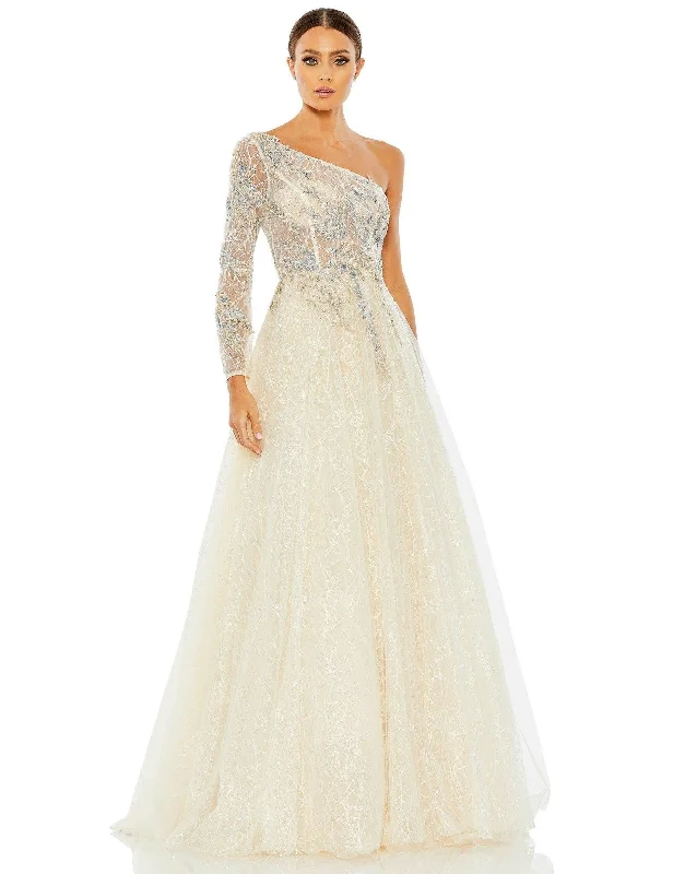 Today’s Deal Mac Duggal 20232 Long One Shoulder Prom Ball Gown
