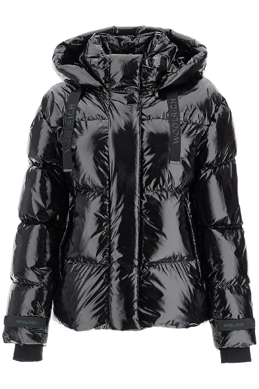 Final Clearance Woolrich Women's Shiny Nylon Down Jacket