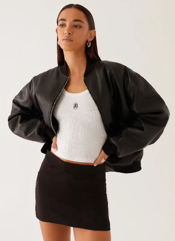 Reduced Prices Lincoln Bomber Jacket - Black