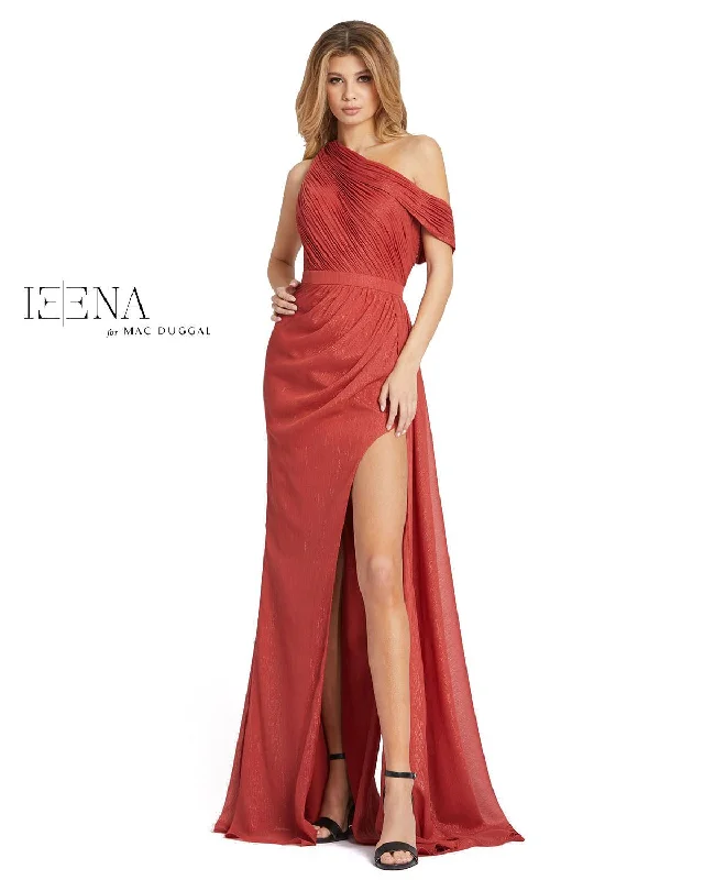 Super Savings Mac Duggal 49291 Long One Shoulder Prom Gown