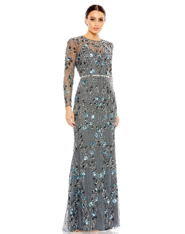 Incredible Offers Mac Duggal 93772 Charcoal 6 Sale