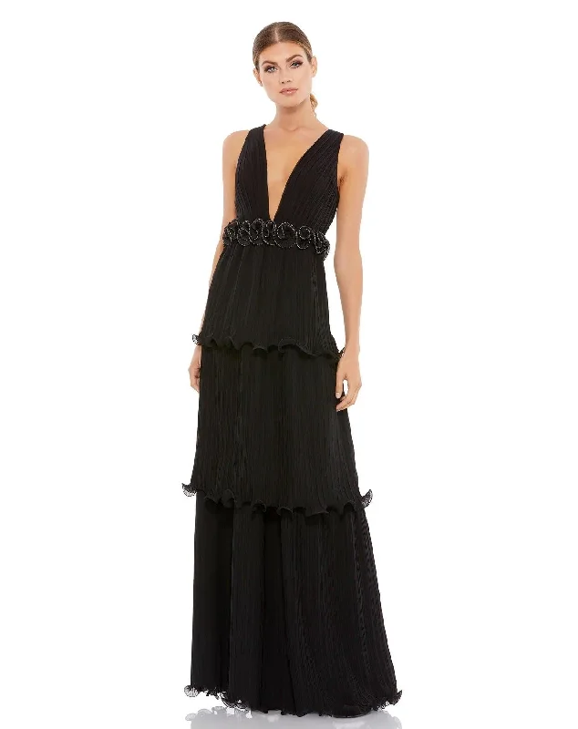 Instant Savings Mac Duggal 49281 Long Sleeveless Formal Prom Dress