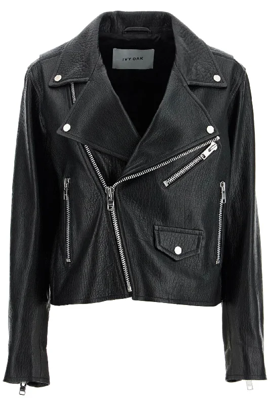 Exclusive Deal Ivy Oak Women's Lenny Sue Leather Biker Jacket