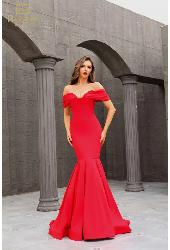 Huge Savings Terani Couture 251E4271 Long Formal Mermaid Prom Dress