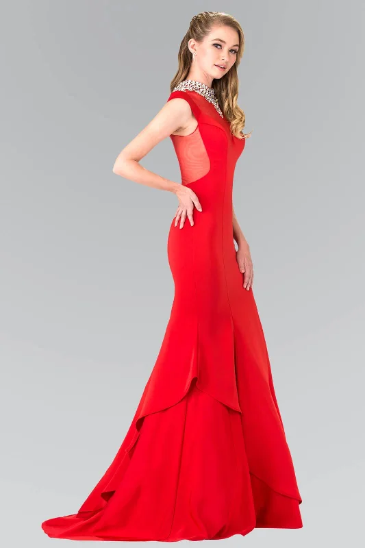 Closeout Long Fitted Prom Dress Sale