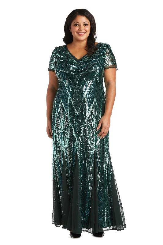 Loyalty Reward R&M Richards 7515W Long Plus Size Formal Dress