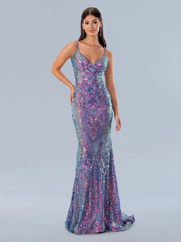 Super Sale Stella Couture 24160 Fitted Prom Long Sequin Formal Dress