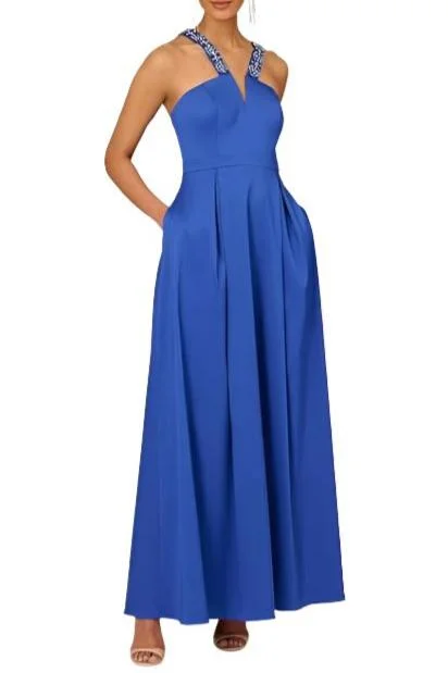 Discount Deals Aidan Mattox MD1E207615 Long Ball Gown Formal Prom Dress
