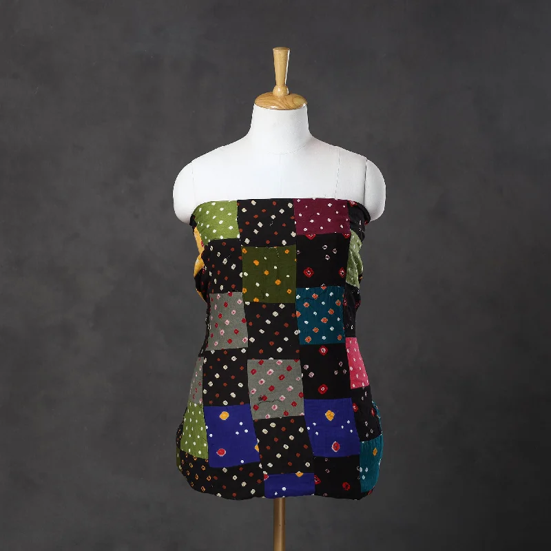 Get It Before It’s Gone Multicolor - Patchwork Tie-Dye Cotton Bandhani Kurta Material (2.8m) 63 Get It Before It’s Gone Multicolor - Patchwork Tie-Dye Cotton Bandhani Kurta Material (2.8m) 63