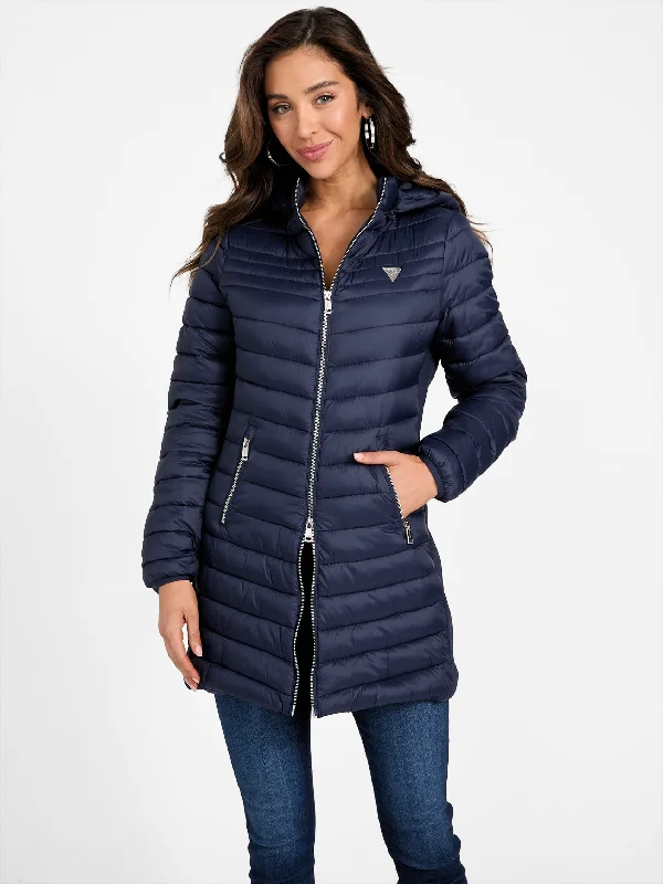 Fantastic Offers Lacy Puffer Coat