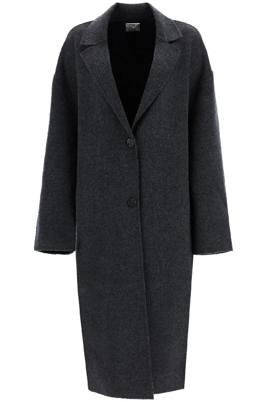 Final Sale Toteme Women's Wool Blend Cocoon Coat With
