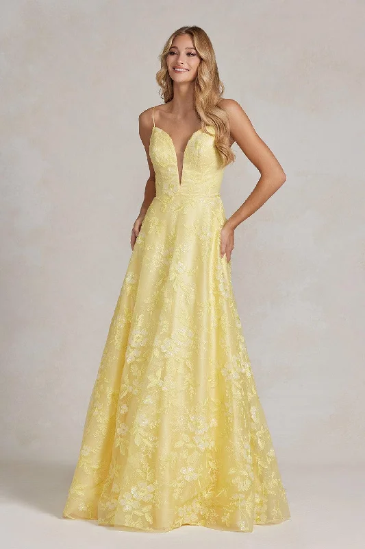 Daily Deals Nox Anabel E1175 Prom Long Spaghetti Strap Formal Gown