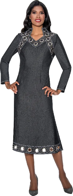 Price Reduction Divine Apparel DS63891 Long Sleeve Short Midi Dress