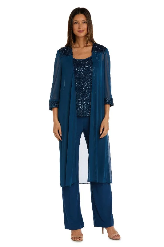 Grand Opening Sale R&M Richards 2756 Long Formal Sequined Pant Suit Sale