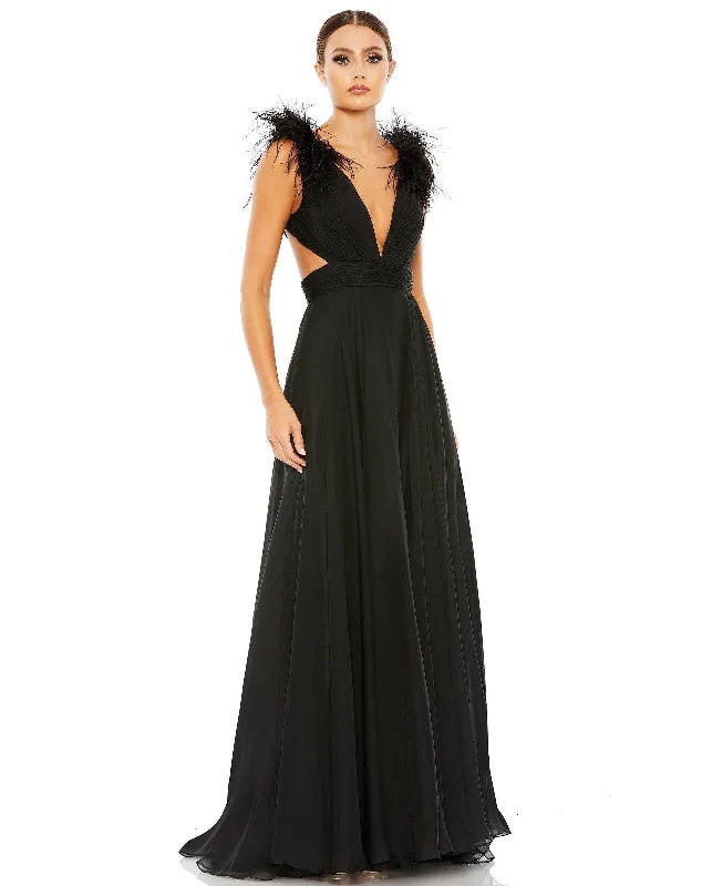 Early Bird Discount Mac Duggal Prom Long Formal Chiffon Dress Sale