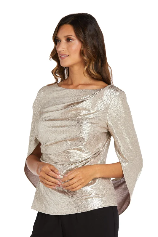 Take Advantage R&M Richards 9140 Crinkle Top / Sleeve Formal