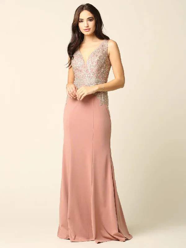 Fantastic Offers Plus Size Mother of the Bride Long Formal Sleeveless Dress Sale