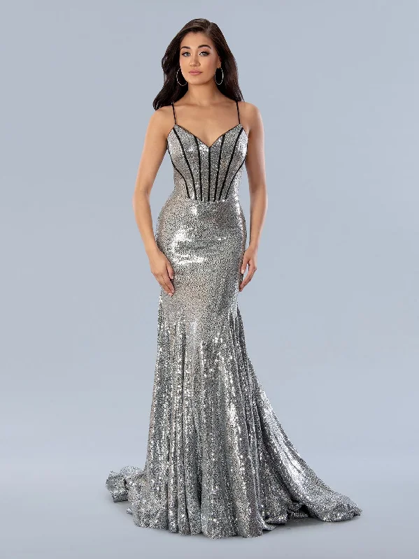 Daily Deals Stella Couture 24202 Long Formal Sequin Prom Dress