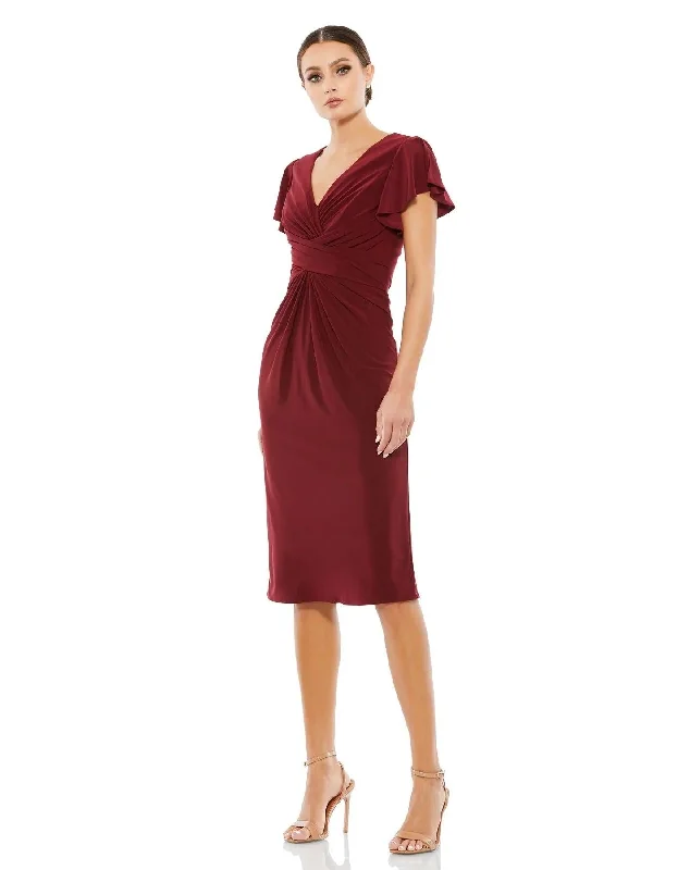 Exclusive Deal Mac Duggal 12486 Short Mother of the Bride Dress