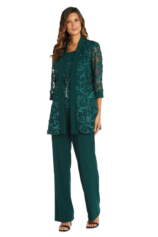Stock Clearance R&M Richards 5012P Formal Jacket Petite Pant Suit Sale
