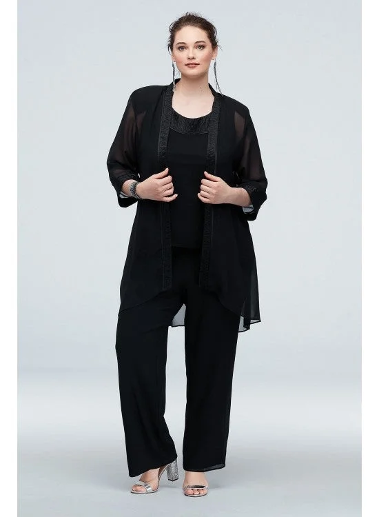 Special Offer Black 22W Le Bos Formal Pantsuit Sale
