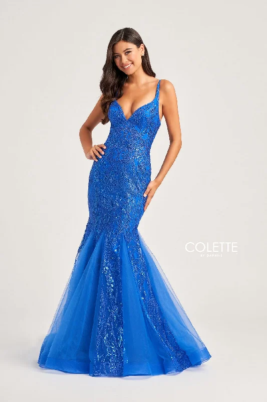 Fantastic Offers Colette CL5109 Glitter Prom Long Formal Mermaid Dress