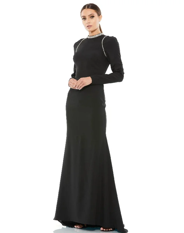 Deal Zone Mac Duggal 26612 Long Sleeve Formal Fitted Gown