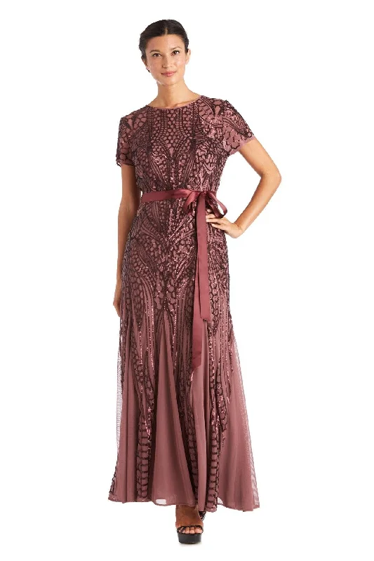 Discount Extravaganza R&M Richards 7285 Long Mother Of The Bride Dress Sale