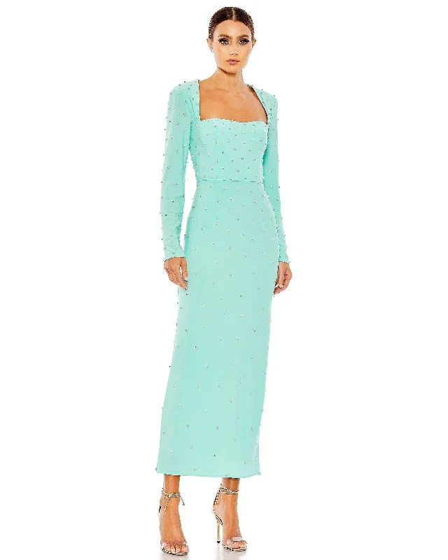 Discount Mania Mac Duggal 55792 Long Sleeve Formal Dress