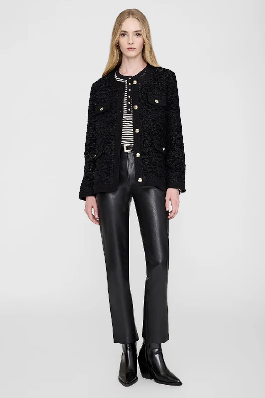 Final Clearance Lydia Jacket - Black Shine