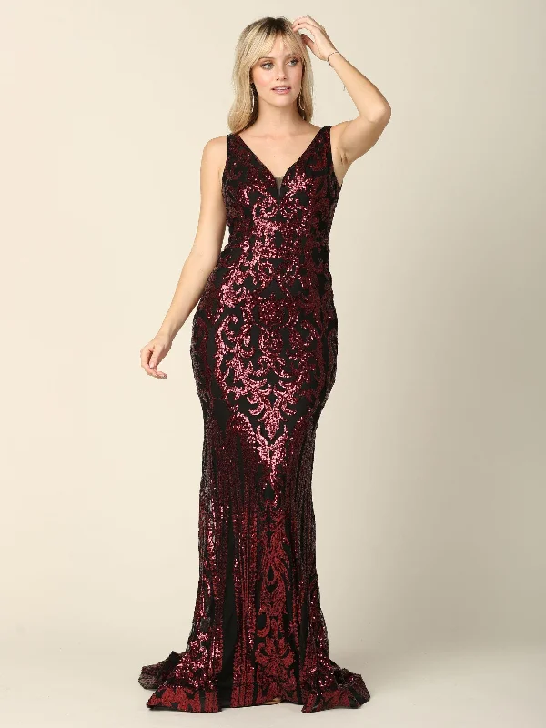 While Supplies Last Long Formal Fitted Sleeveless Prom Dress Sale