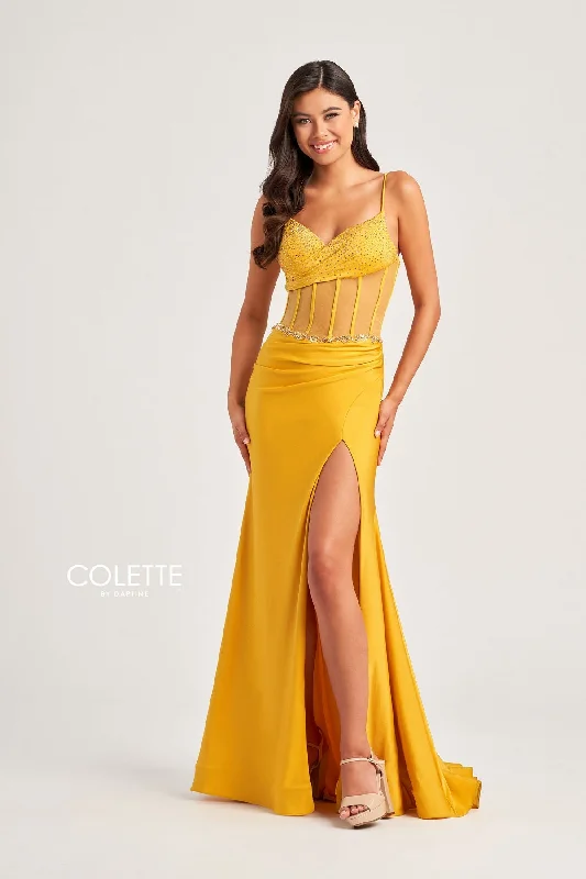 Bargain Prices Colette CL5104 Long Formal Fitted Prom Dress