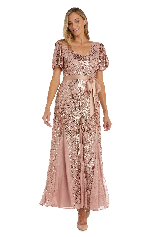 Special Promotion R&M Richards 9989 Long Mother of the Bride Formal Dress