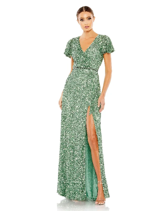 Year-End Sale Mac Duggal 5540 Long Formal Beaded Dress Sale