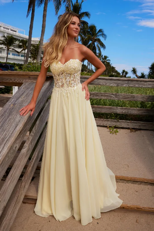 Factory Direct Sale Nox Anabel C1617 Long Formal Intricate Flower Formal Prom Dress Factory Direct Sale Nox Anabel C1617 Long Formal Intricate Flower Formal Prom Dress