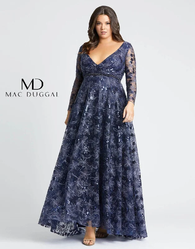 Don’t Miss Out Mac Duggal 67438 Long Plus Size Formal Dress