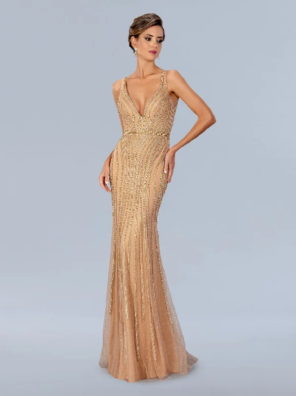 While Supplies Last Stella Couture 24309 Formal Long Prom Glitter Dress