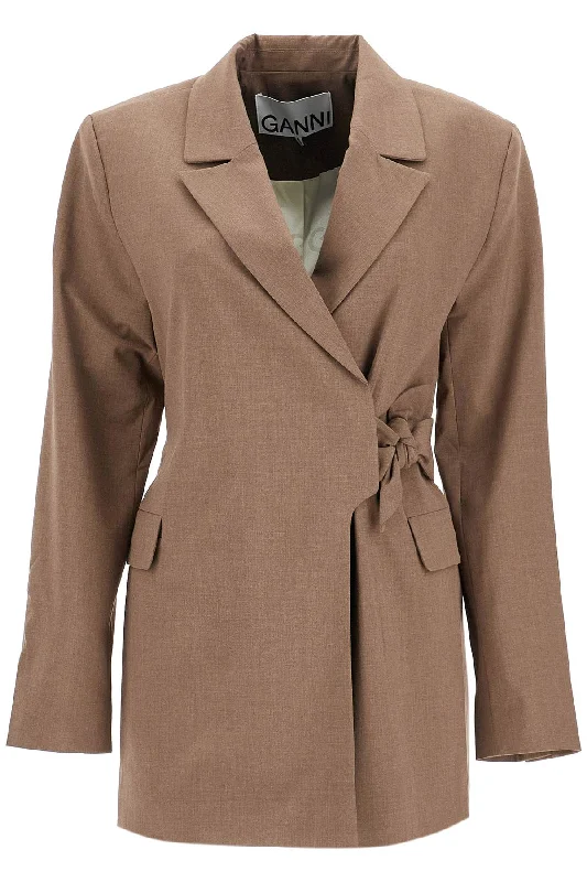 Buy More, Save More Ganni Women's Double-Breasted Blazer With