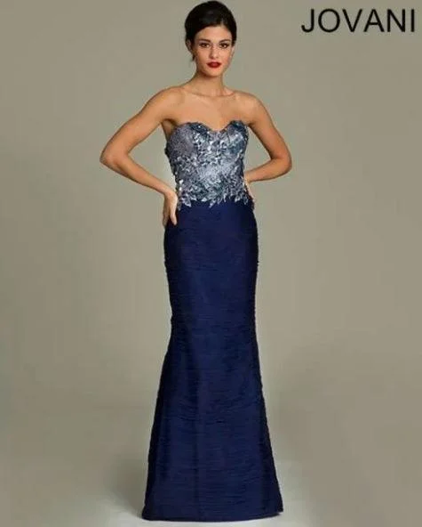 Take Advantage Jovani Strapless Long Formal Gown Sale