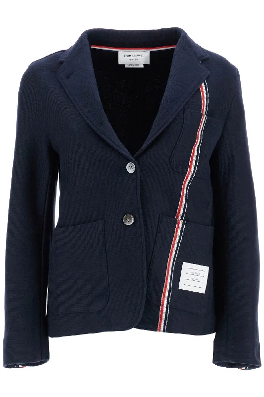 Limited Time Thom e Women's Single-Breasted Cotton Knit Jacket