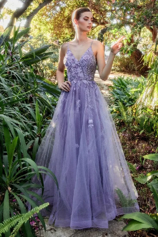 Big Savings Andrea & Leo A1191 Spaghetti Strap Prom Gown